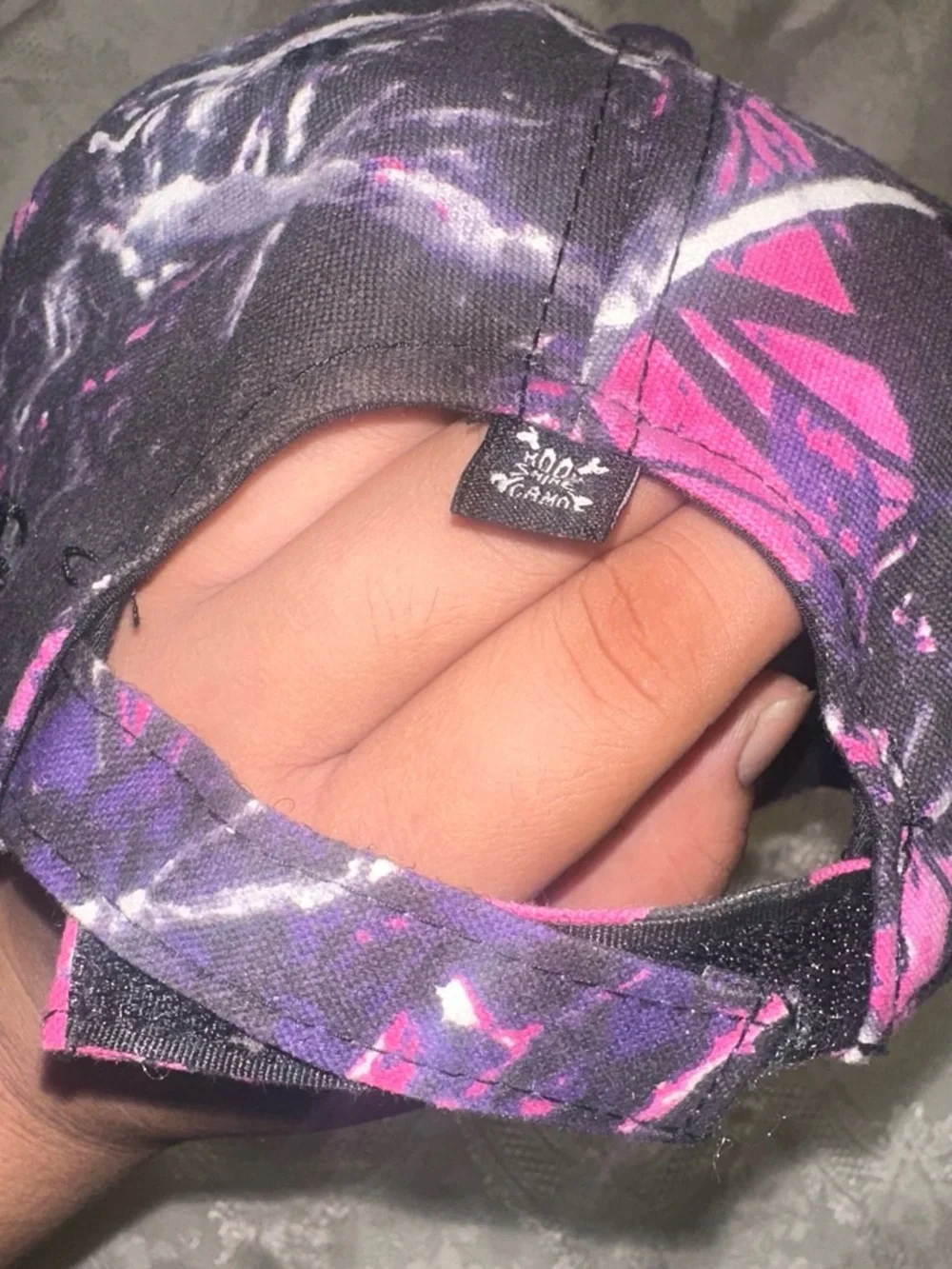 Purple & Pink Camo Ball Cap